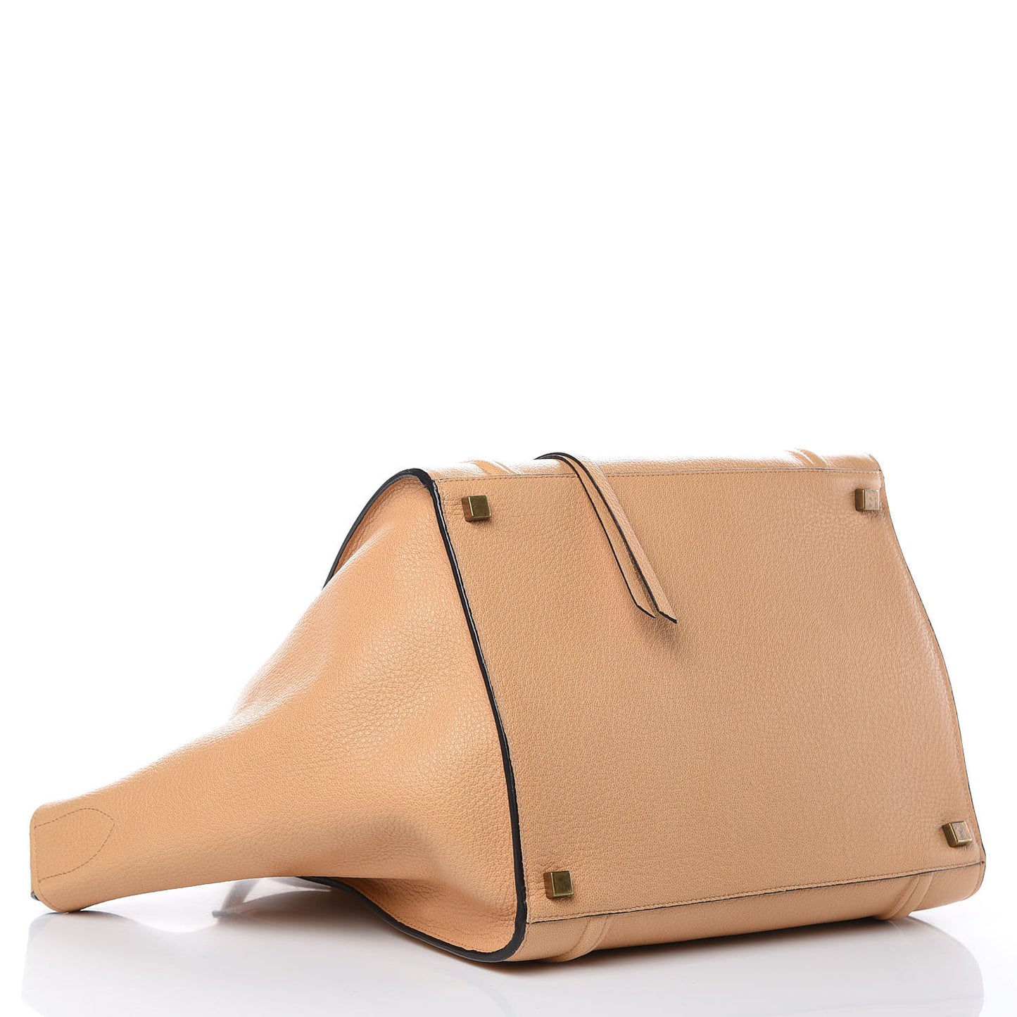 Drummed Calfskin Medium Phantom Luggage Daffodil