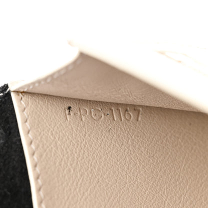 Celine Grained Calfskin Large Multifunction Strap Wallet Black Chalk 8 of 12