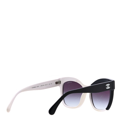 Chanel Acetate CC Sunglasses 9081 White Black 3 of 7