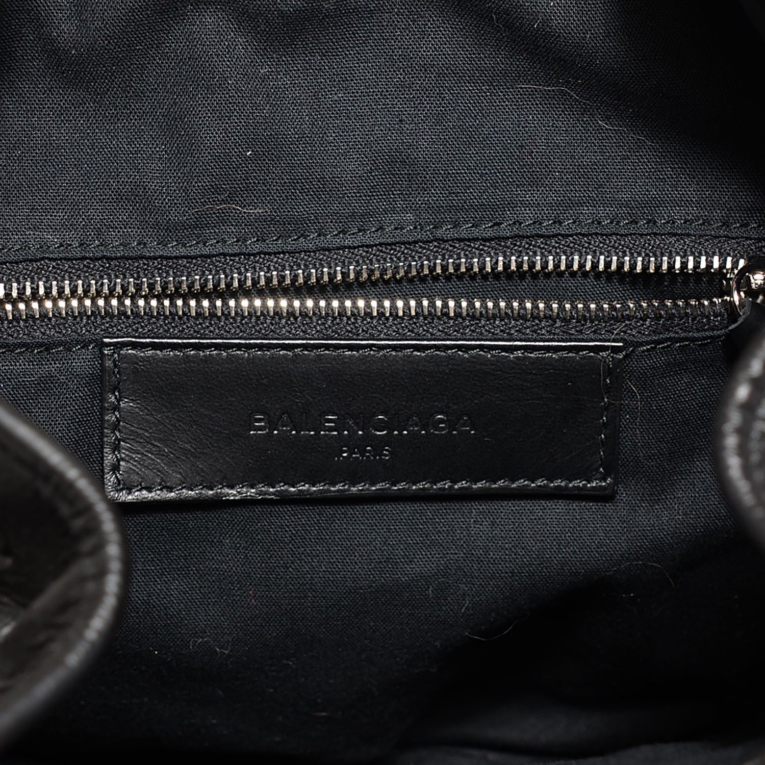 Balenciaga Matte Goatskin Rubber Covered Classic Hardware Mini Pompon Black 6 of 10