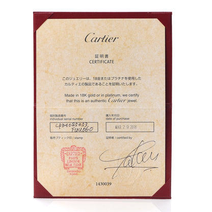 Cartier 18K Yellow Gold 3.5mm LOVE Wedding Band Ring 53 6.5 5 of 5