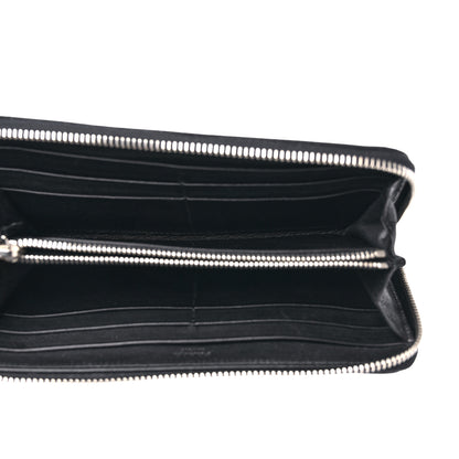 Prada Tessuto Nylon Logo Zip Around Wallet Black 5 of 10
