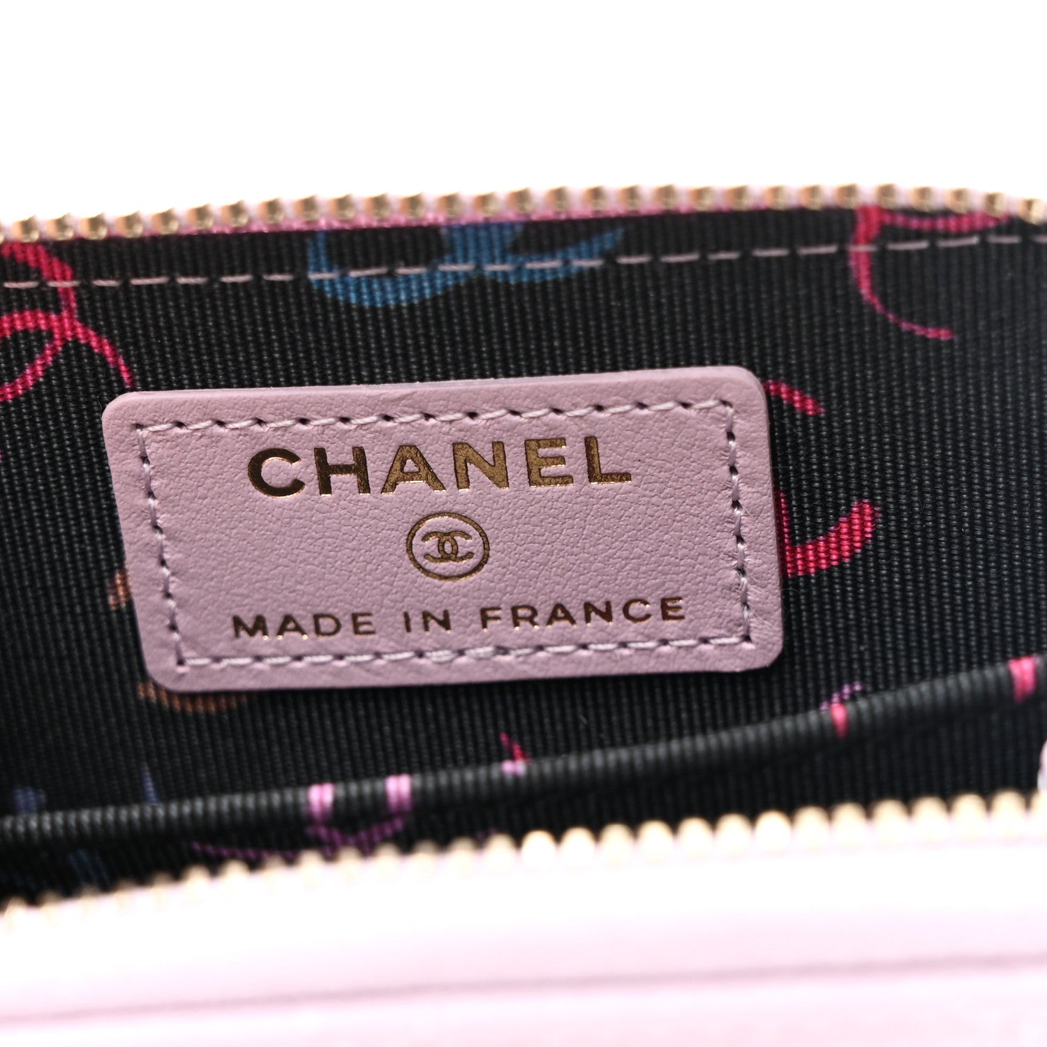 Chanel Caviar Quilted Zip Coin Purse Light Purple 6 of 8