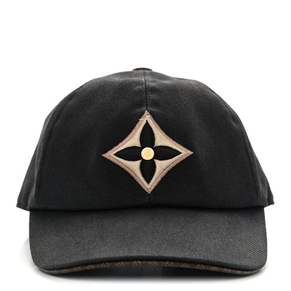 Louis Vuitton Monogram Cotton Jacquard Embroidered LV Day Cap M Black 3 of 11
