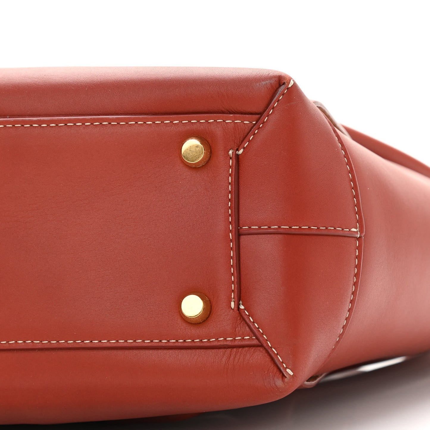 French Calfskin Maxi Intrecciato Medium Arco Red