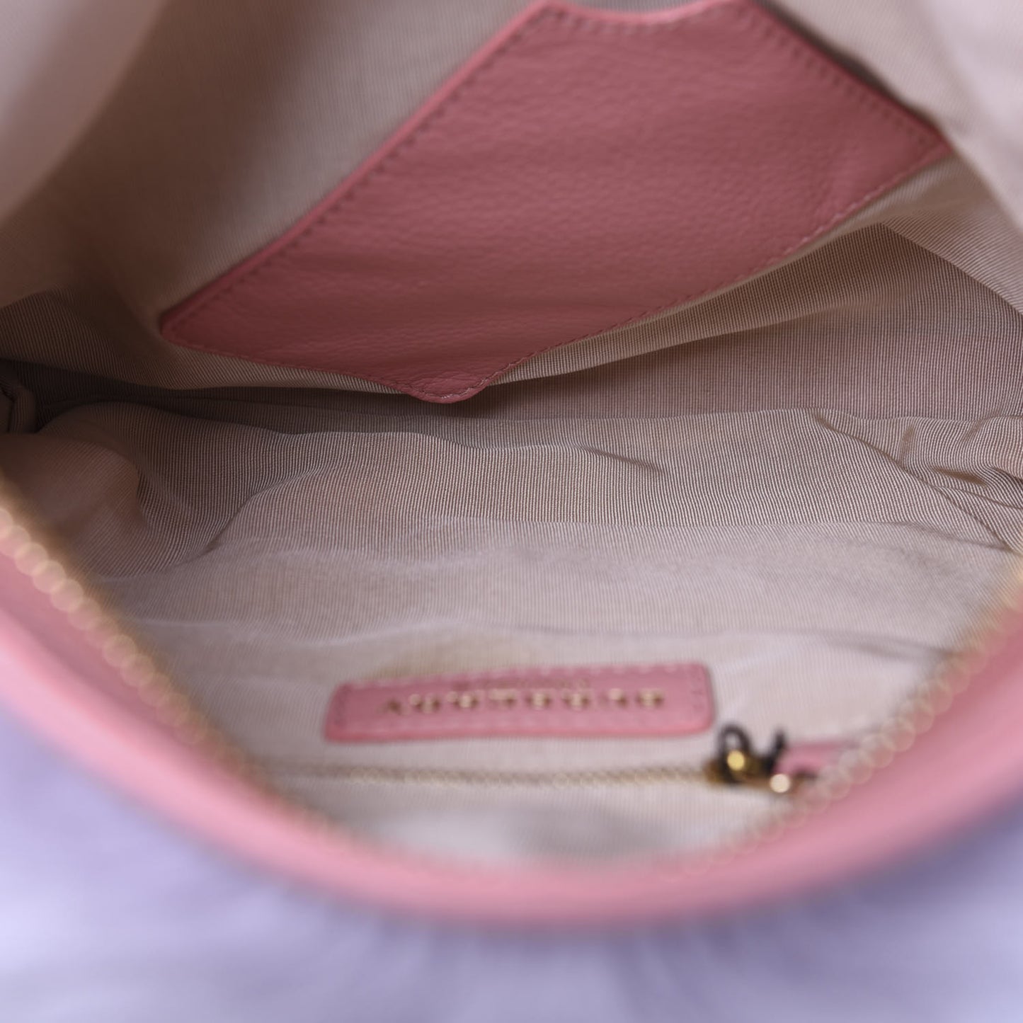 Shearling Prorsum Crossbody Bag Pale Rose