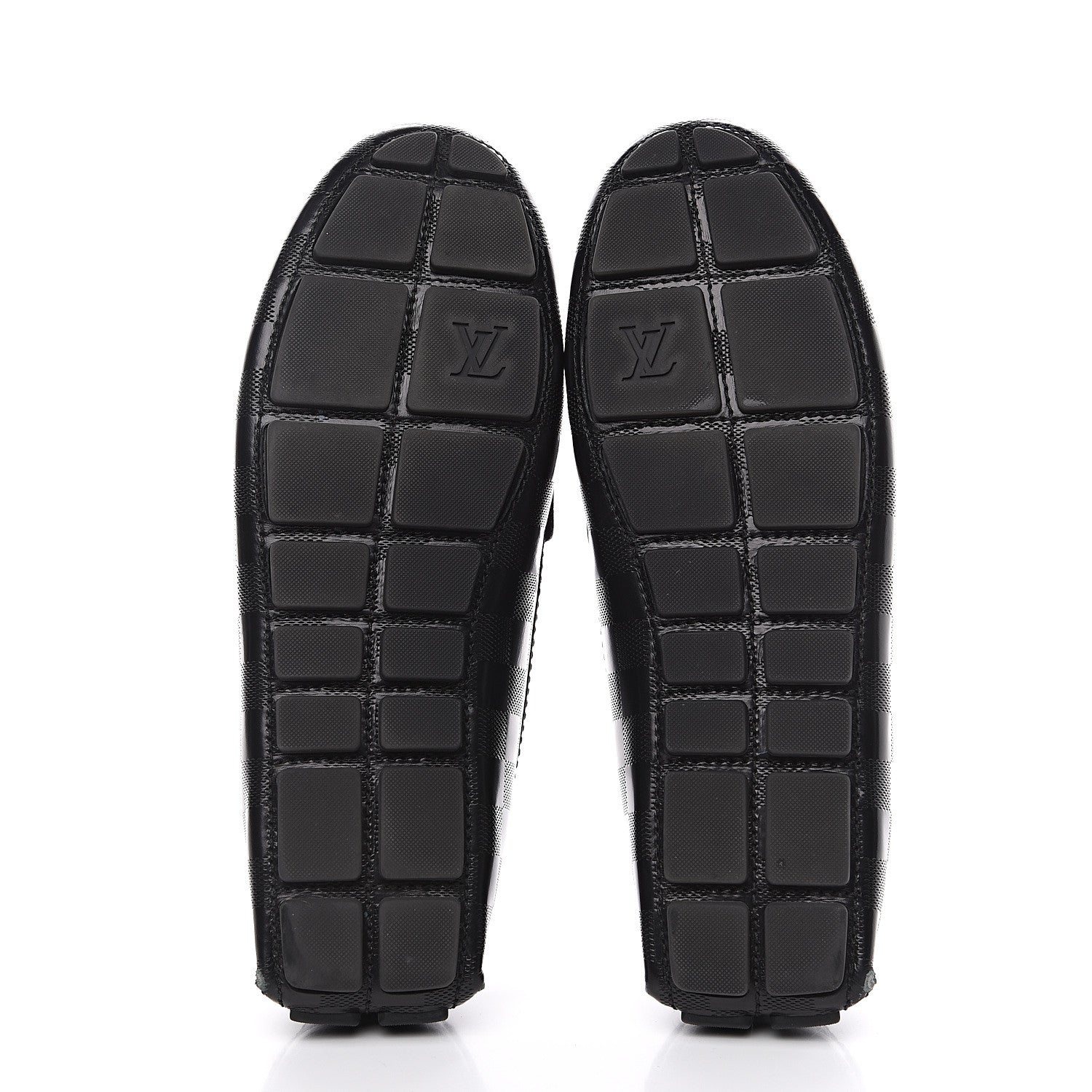 Louis Vuitton Damier Shade Car Loafer 9 Black 5 of 10