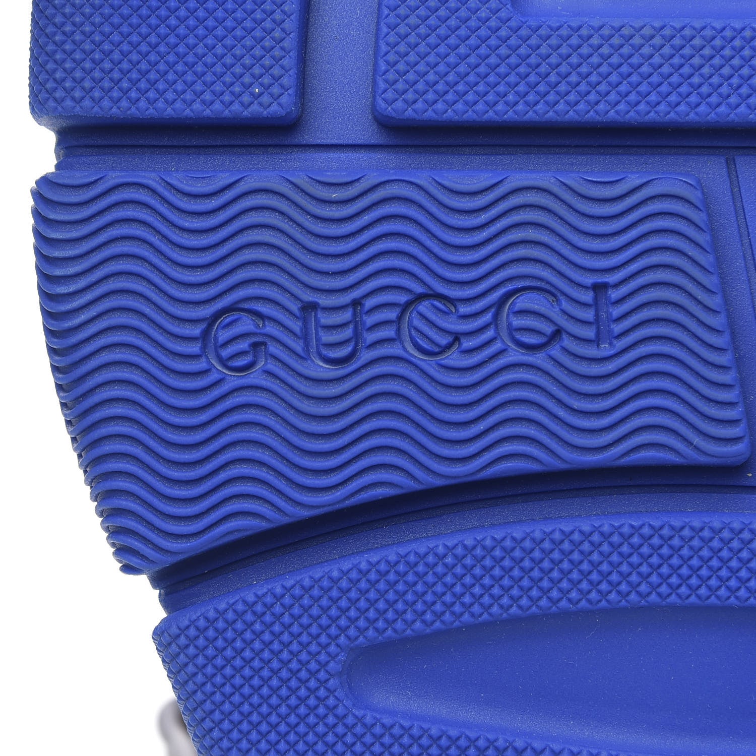 Gucci X SEGA Calfskin Mesh Mens Aguru Sandals 9 Black Blue Purple 7 of 9