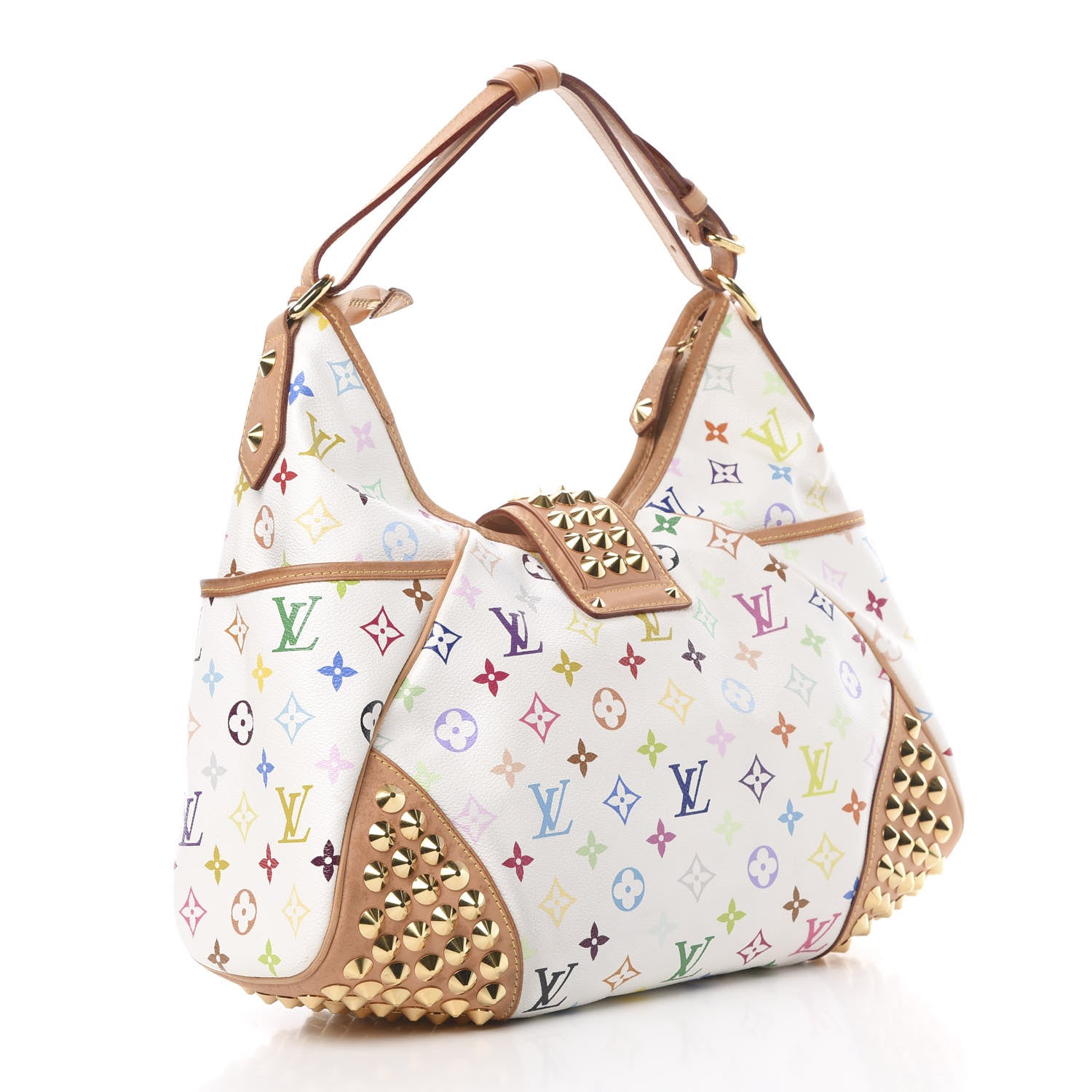 Louis Vuitton Monogram Multicolor Chrissie White 3 of 13