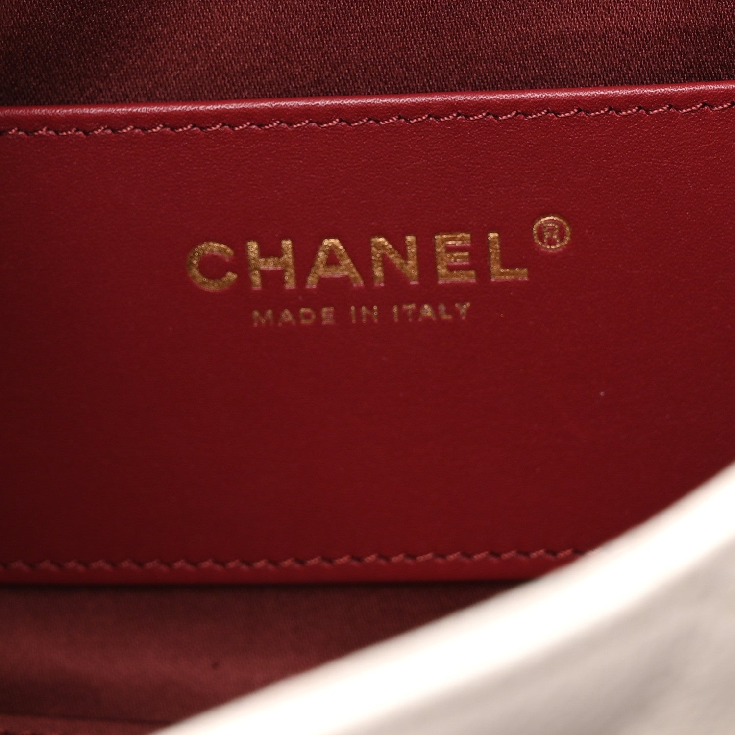 Chanel Caviar Quilted Mini Chanel 25 Handbag White 6 of 11