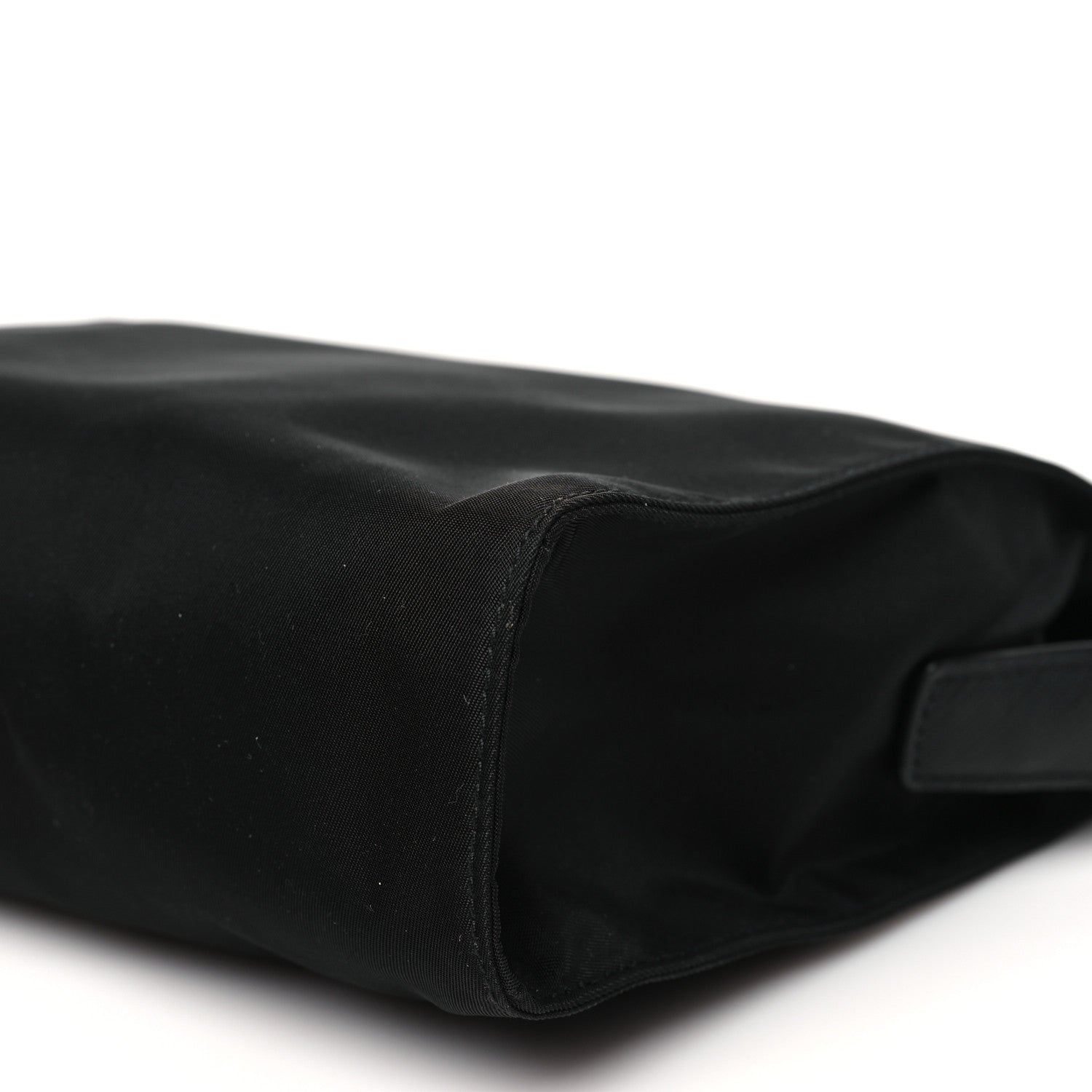 Prada Tessuto Nylon Saffiano Wristlet Black 10 of 10
