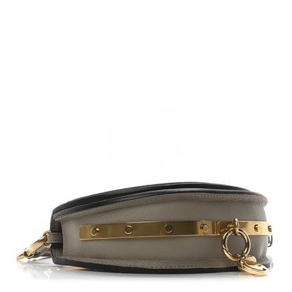 Chloe Calfskin Small Nile Bracelet Minaudiere Bag Motty Grey 4 of 10