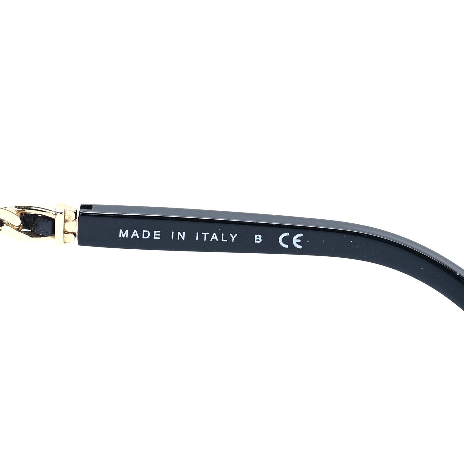 Chanel Lambskin Square Chain Sunglasses 5210-Q Black 5 of 6