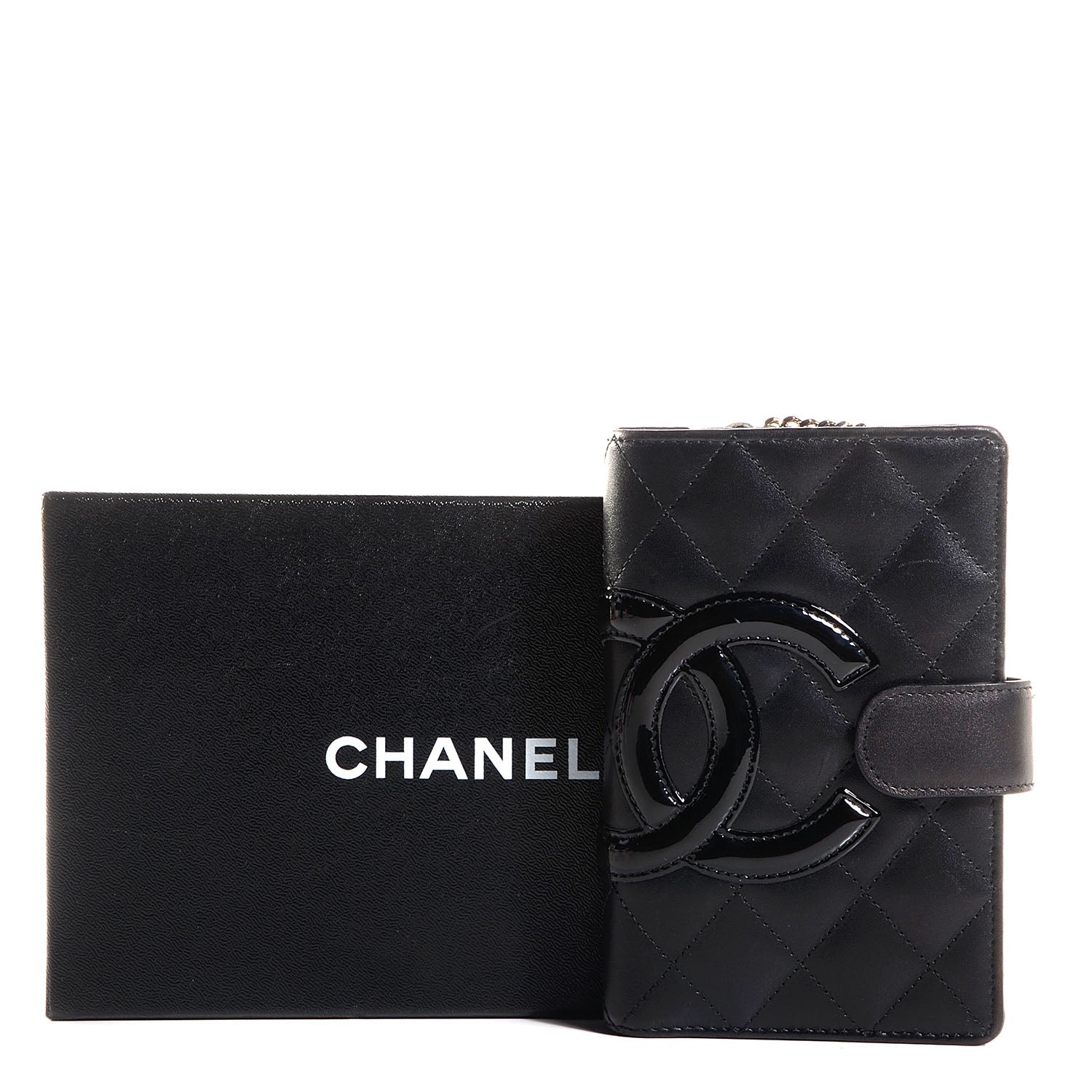 Chanel Calfskin Cambon Zipped Pocket Wallet Black 8 of 8