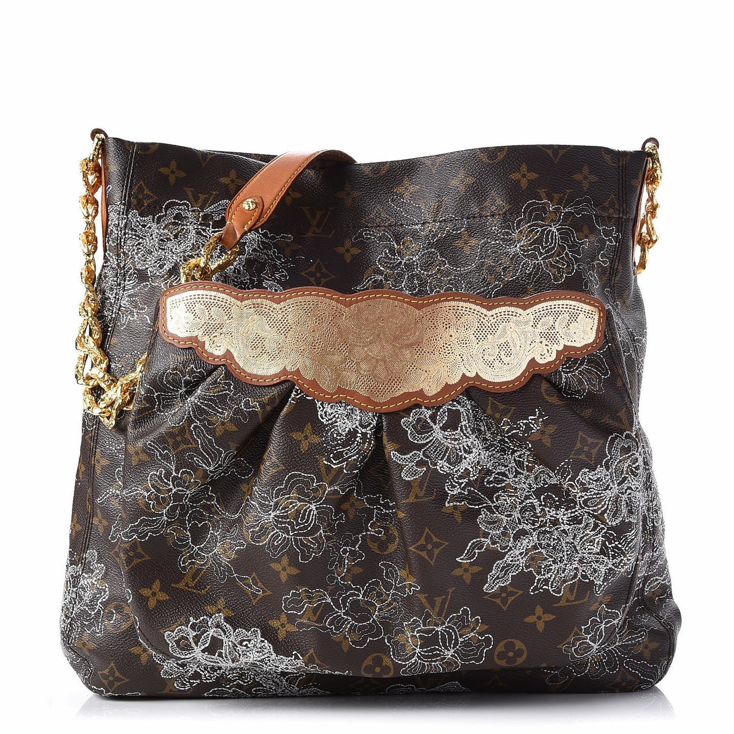 Monogram Dentelle Fersen Gold