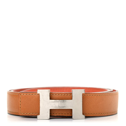 Hermes Box Togo 24mm Mini Constance H Belt 85 Orange Gold 1 of 6
