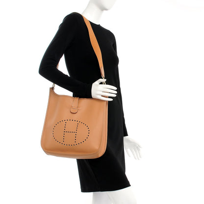 Hermes Courchevel Evelyne GM Natural 2 of 21