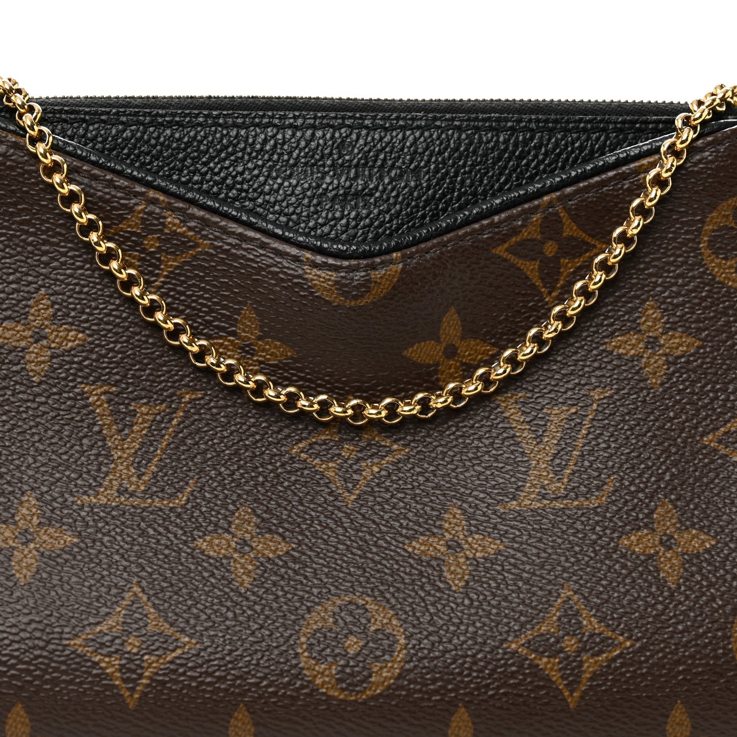Monogram Pallas Clutch Black