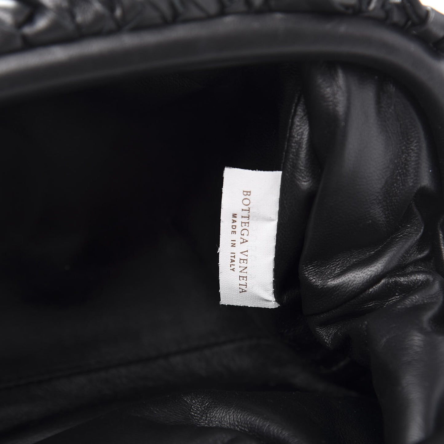 Nappa Intrecciato The Mini Pouch Black