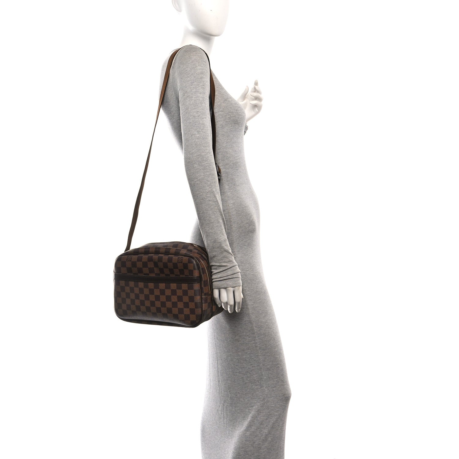 Louis Vuitton Damier Ebene Reporter PM 2 of 10