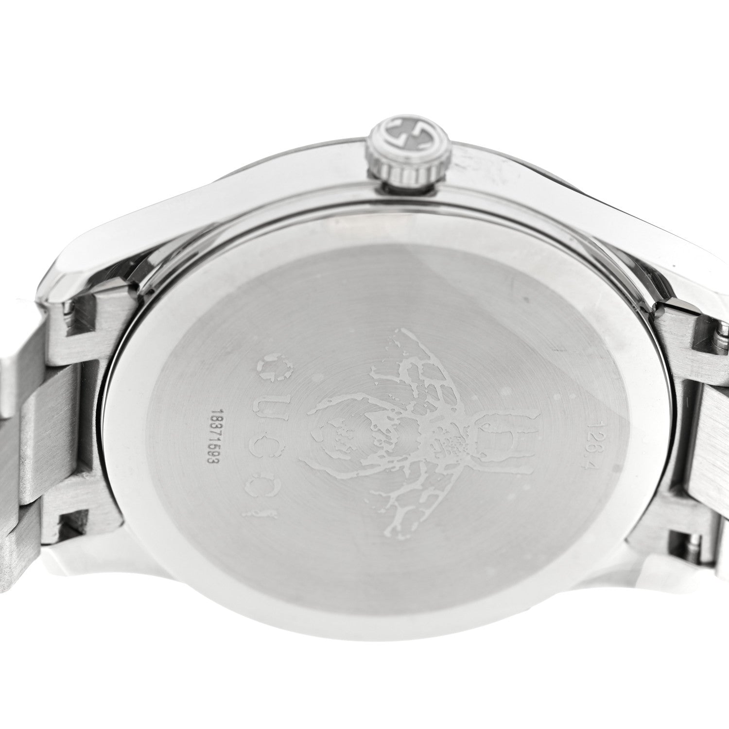 Gucci Stainless Steel 38mm G-Timeless Snake Quartz Watch 4 of 5