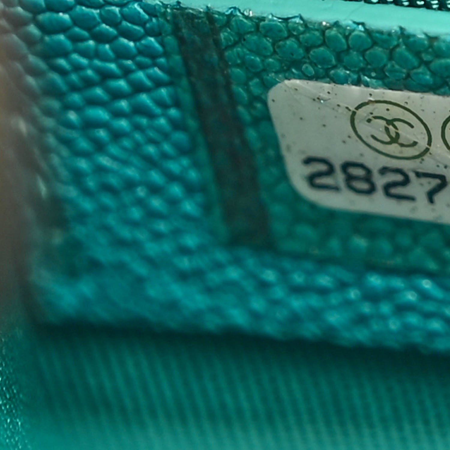 Chanel Caviar Quilted North South Boy Flap Turquoise 7 of 10