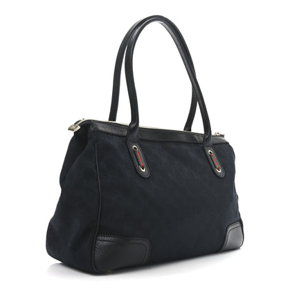 Gucci Monogram Medium Princy Tote Black 3 of 10