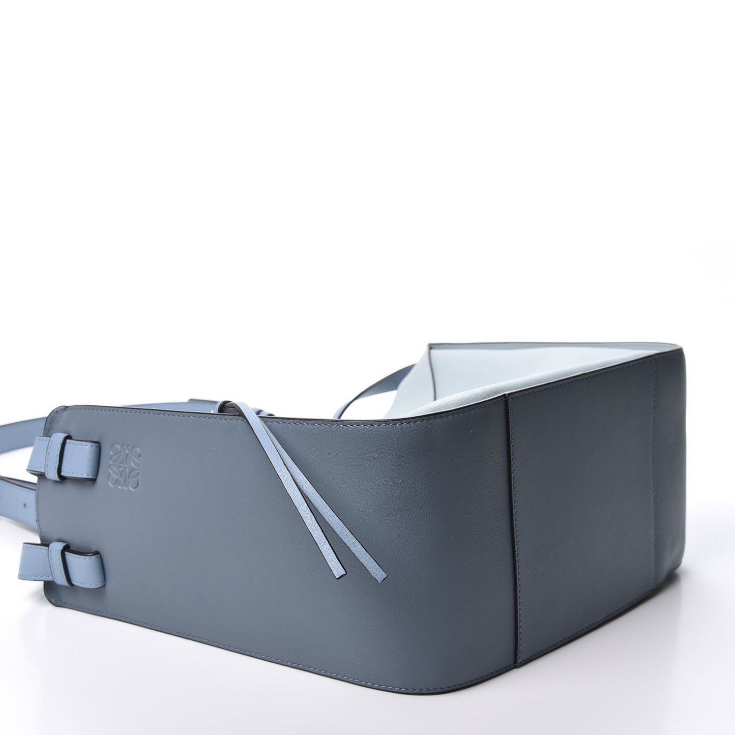 Calfskin Small Hammock Shoulder Bag Aqua Light Blue Stone