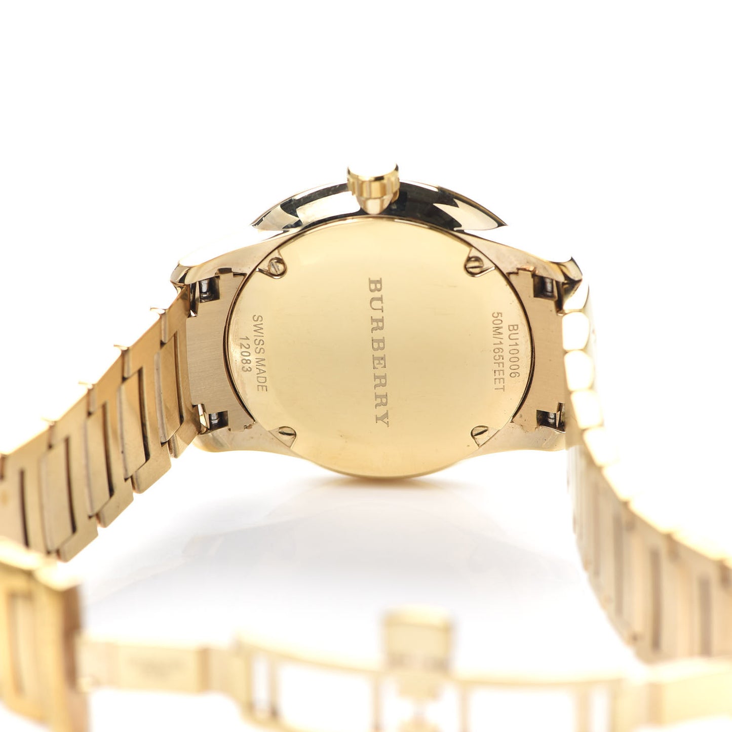 Stainless Steel 40mm Classic Round Quartz Watch Gold BU10006