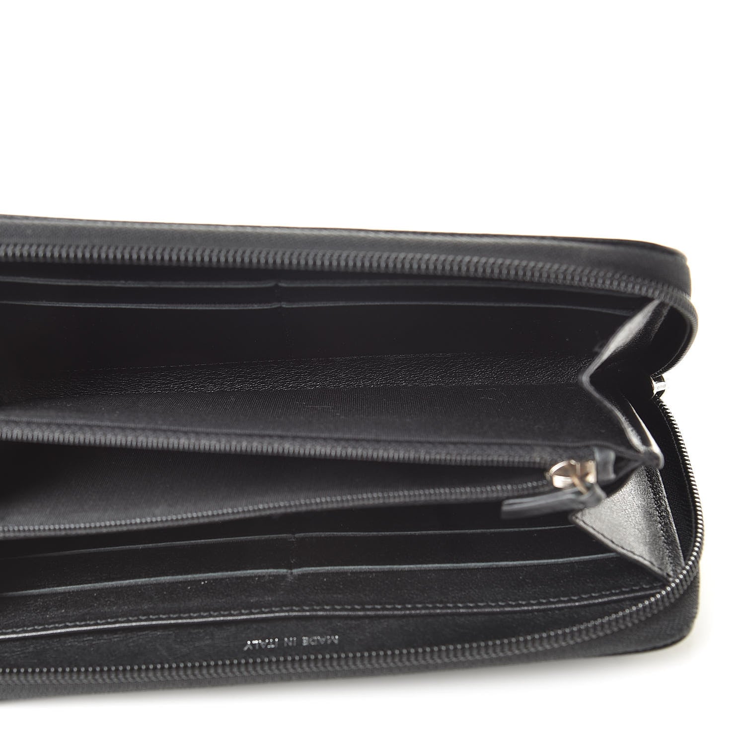 Chanel Caviar Large Timeless CC Zip Around Wallet Black 5 of 11