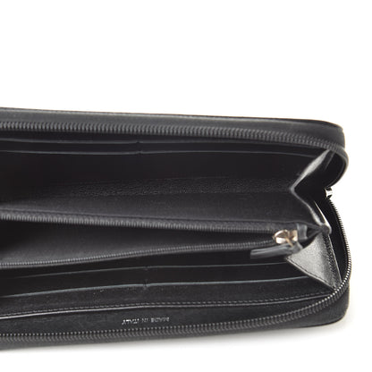 Chanel Caviar Large Timeless CC Zip Around Wallet Black 5 of 11