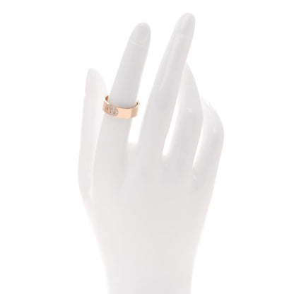 Hermes 18K Rose Gold Diamond PM H D'Ancre Ring 53 6.5 2 of 5