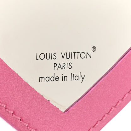 Louis Vuitton Vernis See Your Love Heart Key Holder Bag Charm Pink 3 of 6