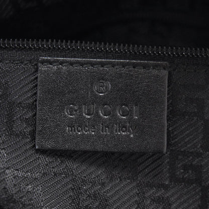 Gucci Suede and Leather Shoulder Bag Black 7 of 8