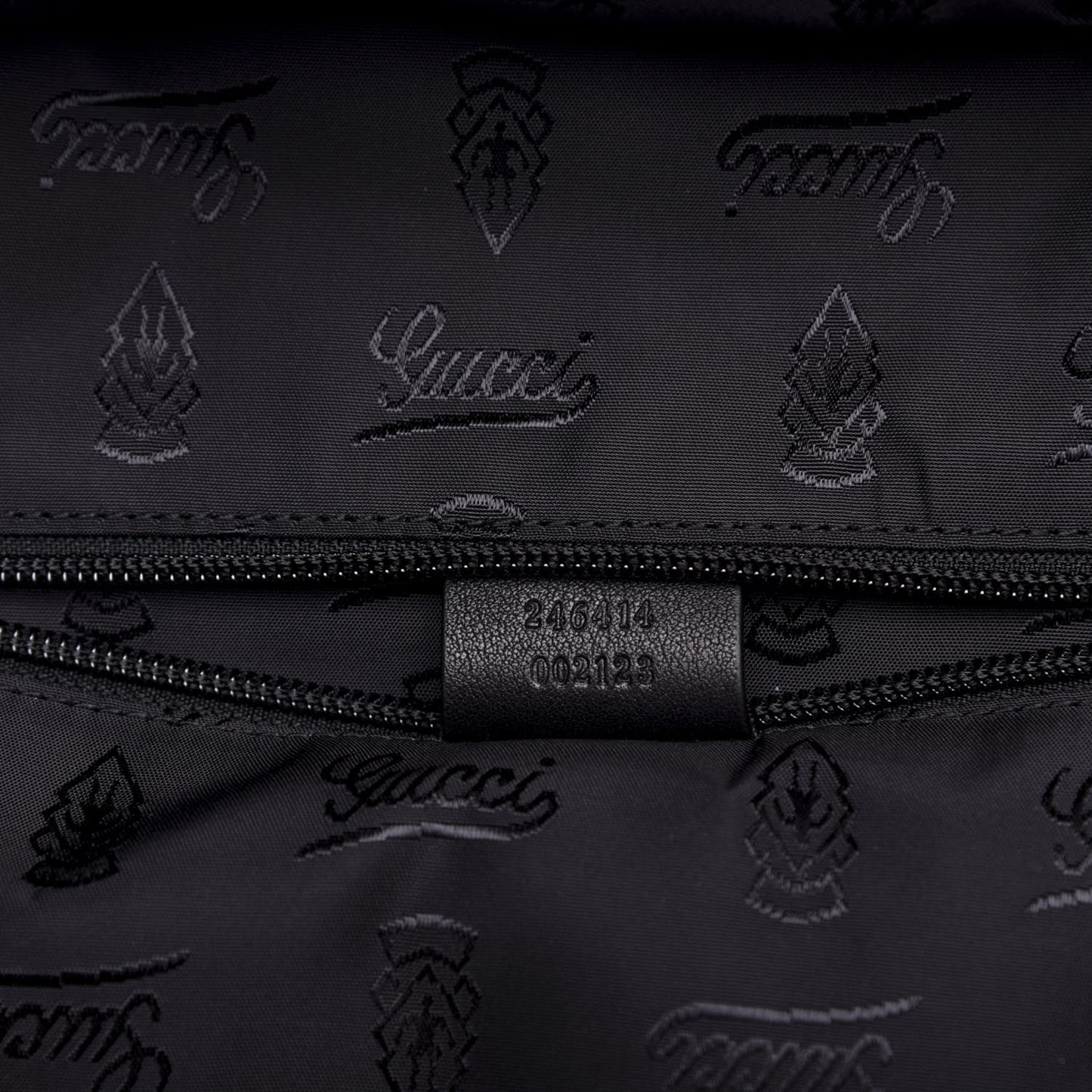 Guccissima Medium Classic Backpack Black