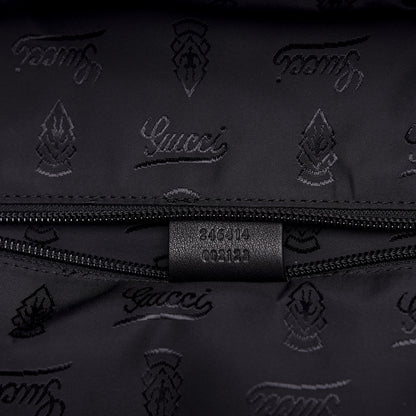 Gucci Guccissima Medium Classic Backpack Black 6 of 9
