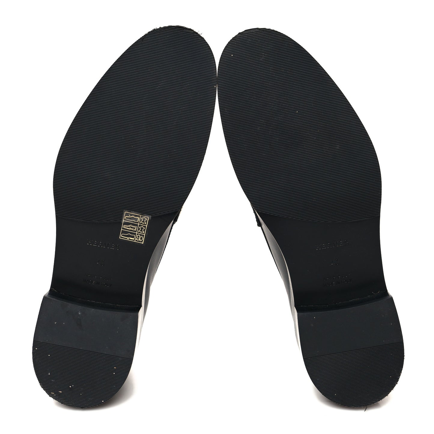 Calfskin Womens Hot Loafer 40 Black