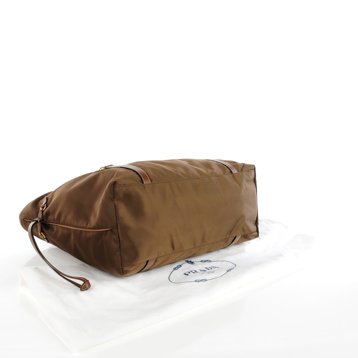 Tessuto Nylon Saffiano Tote Bruciato