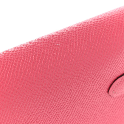 Hermes Epsom Kelly Longue Wallet Rose Azalee 10 of 10