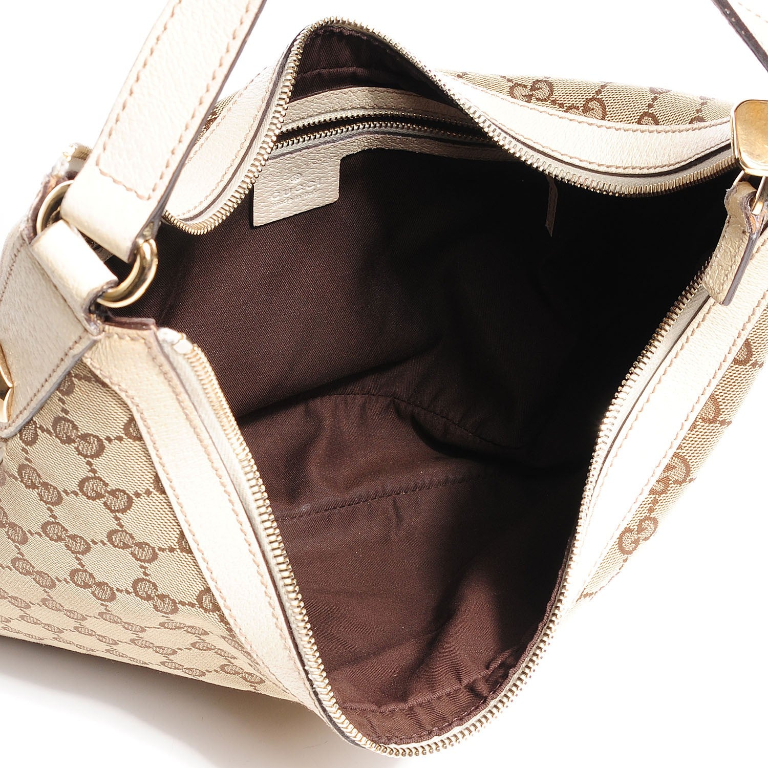 Gucci GG Monogram Medium Charmy Hobo Off White 5 of 7