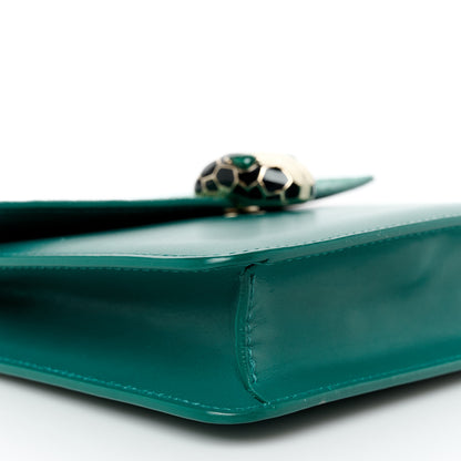 Bulgari Galuchat Calfskin Serpenti Forever Crossbody Bag Green 9 of 10