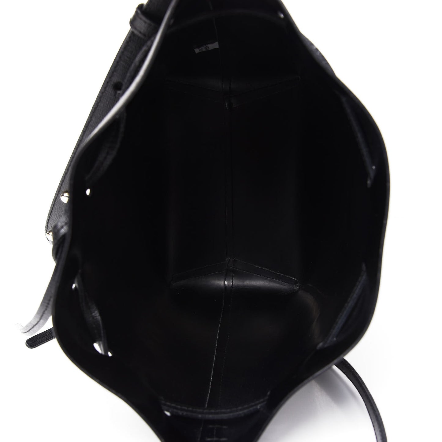 Saffiano Mini Bucket Bag Black