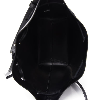 Mansur Gavriel Saffiano Mini Bucket Bag Black 5 of 10