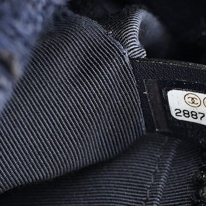 Chanel Tweed Quilted Chanel 19 Waist Bag Navy 7 of 10