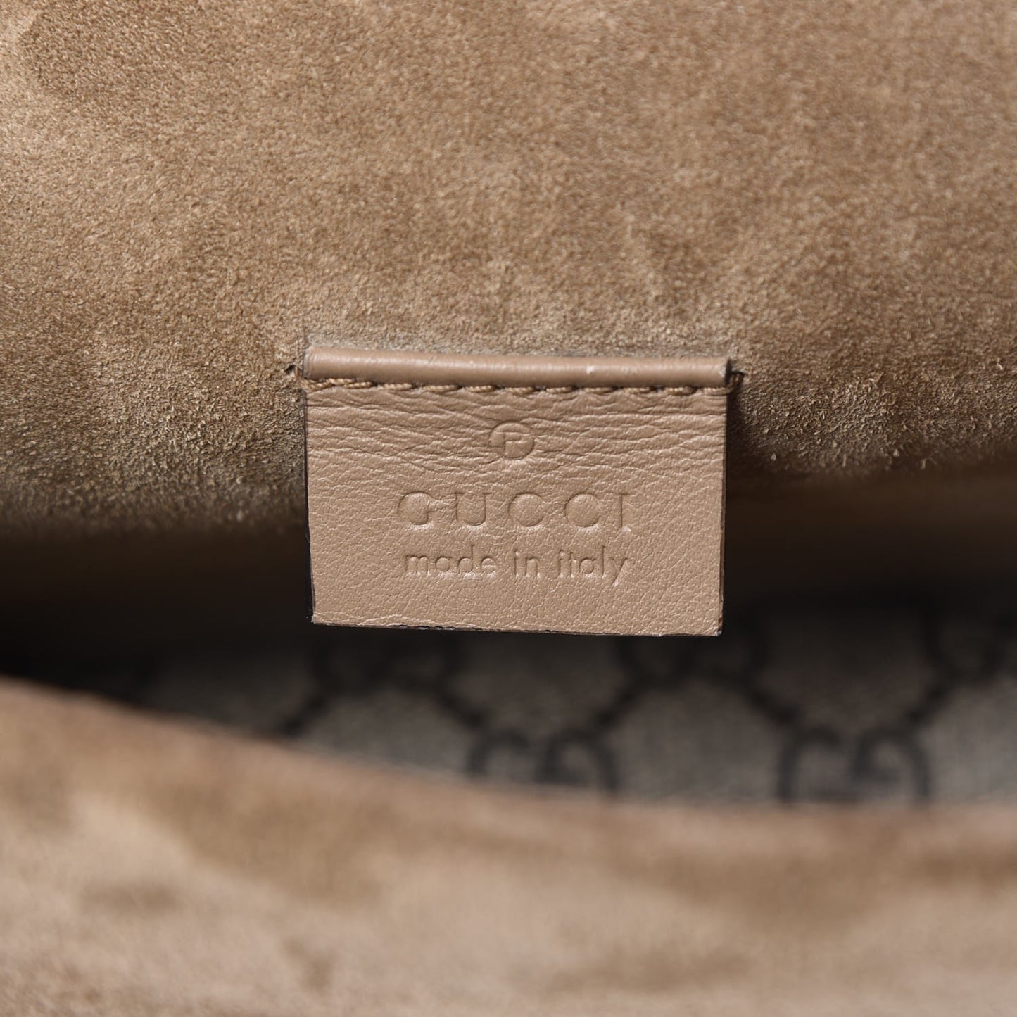 GG Supreme Monogram Mini Dionysus Shoulder Bag Taupe