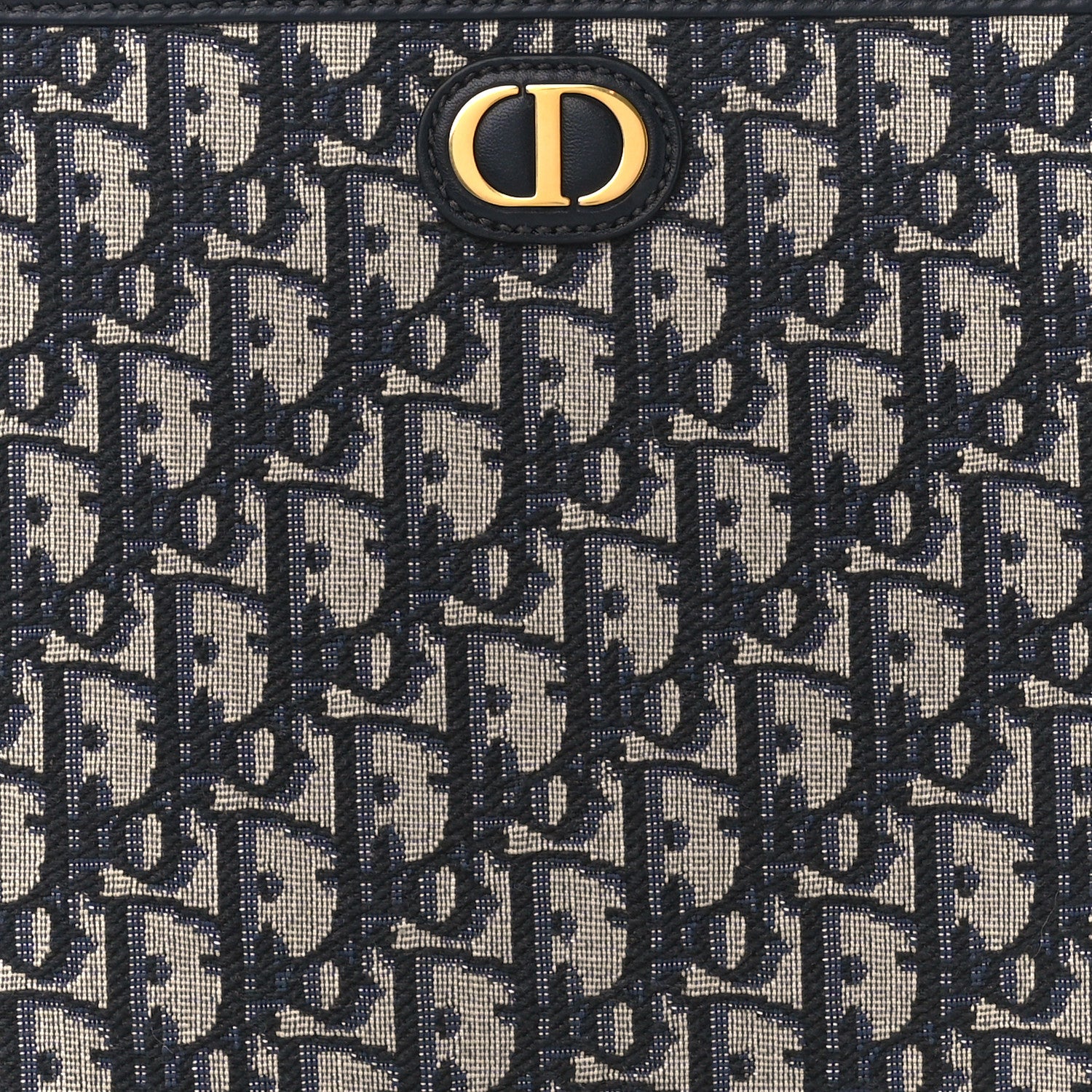 Christian Dior Oblique 30 Montaigne Pouch Blue 7 of 9