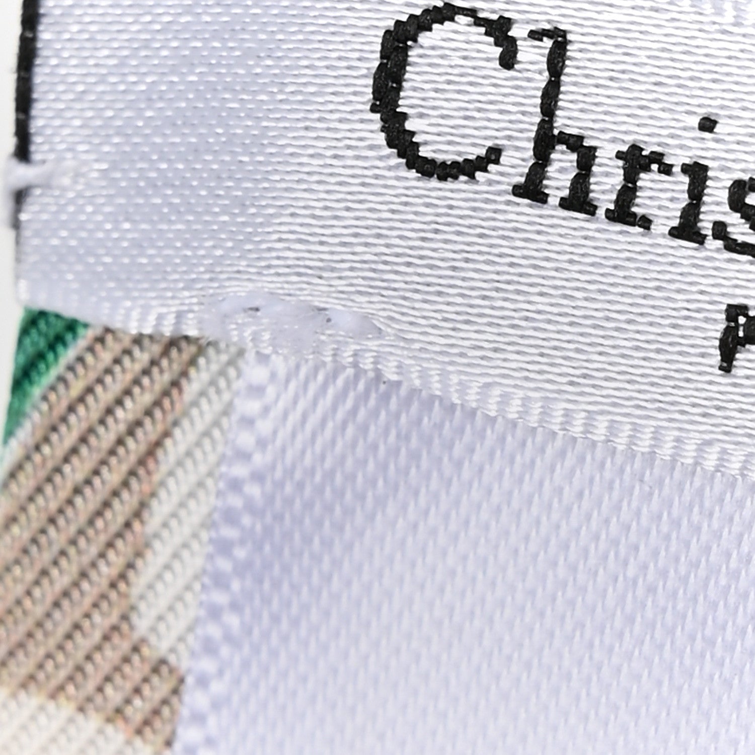 Christian Dior Silk Ciel De Reve Mitzah Scarf White Multicolor 4 of 4