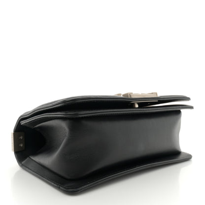 Chanel Matte Snakeskin Calfskin Small Boy Flap Black 4 of 13
