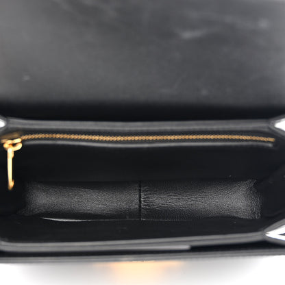 Celine Shiny Calfskin Teen Triomphe Black 5 of 12