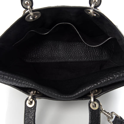 Christian Dior Canyon Grained Lambskin Large Lady Dior Black 5 of 15